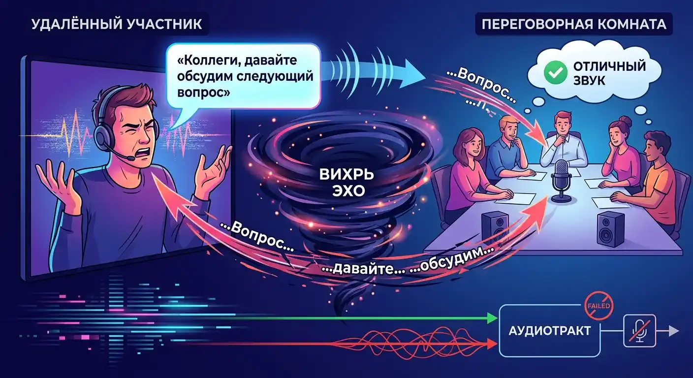 что такое эхо в видеоконференцсвязи