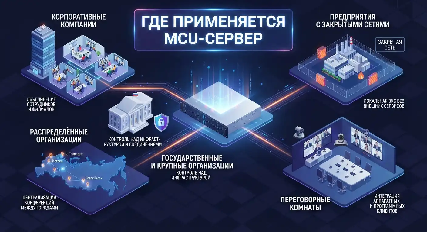где применяется mcu-сервер