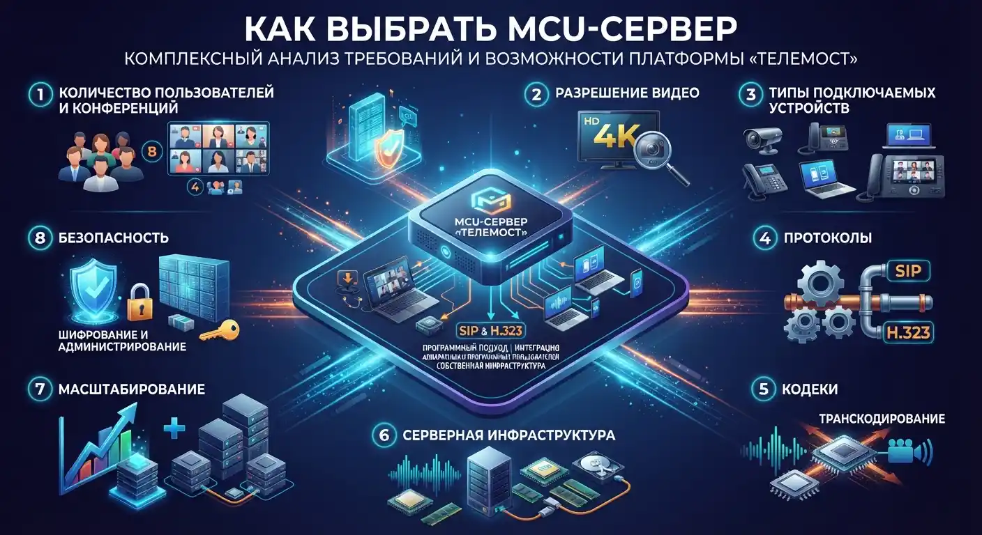 как выбрать mcu-сервер