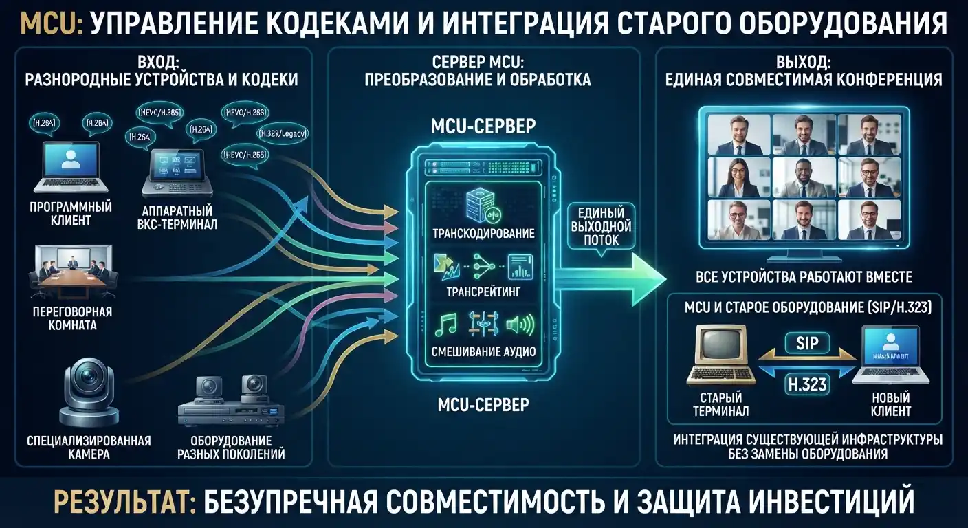 кодеки и совместимость медиапотоков