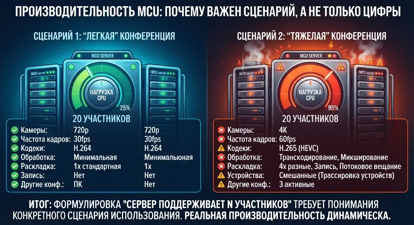 масштабирование mcu-сервера