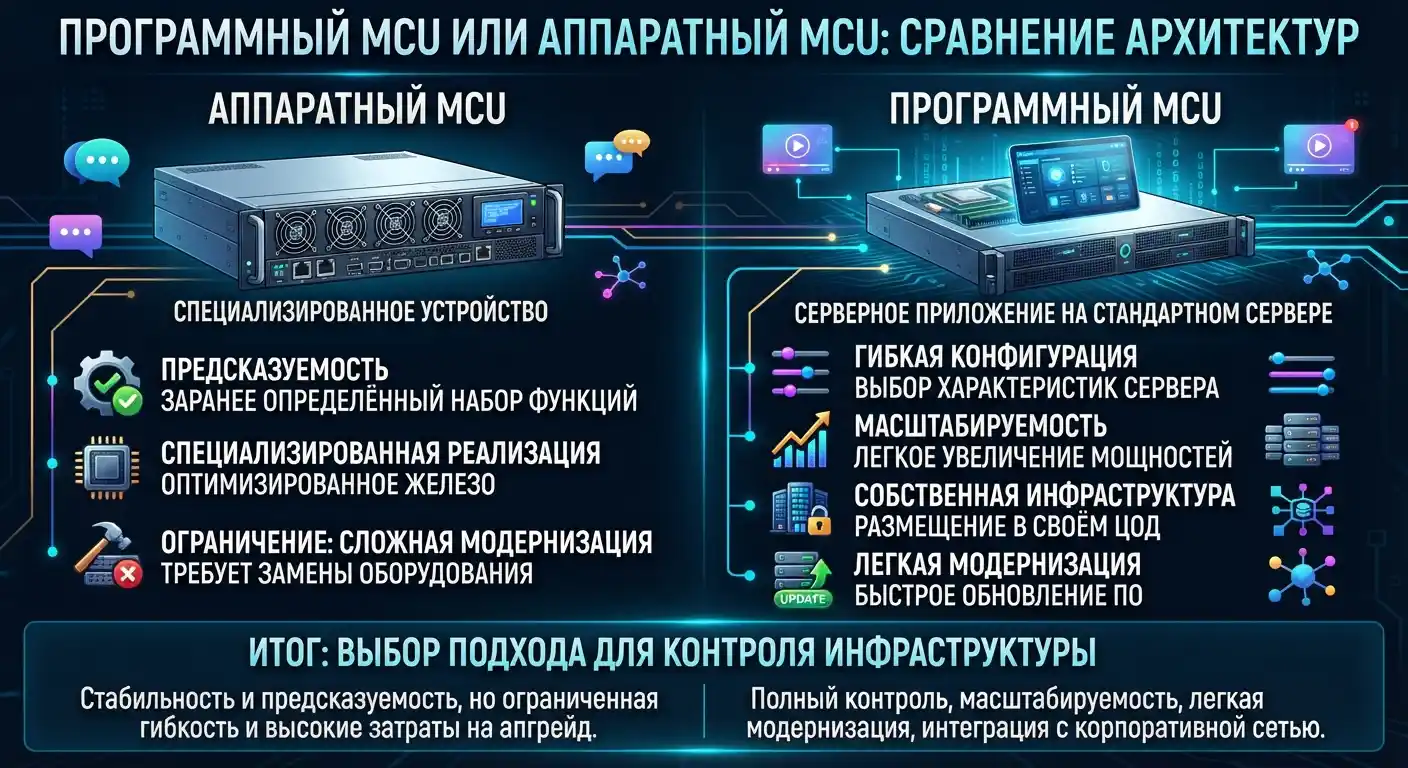 программный mcu или аппаратный mcu